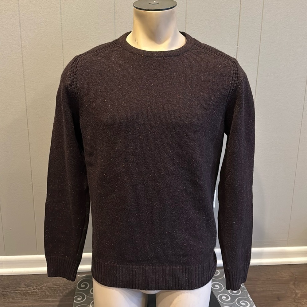 Z Boss Hugo Boss Men’s Medium Slim Fit Finest Italian Yarn Wool Sweater